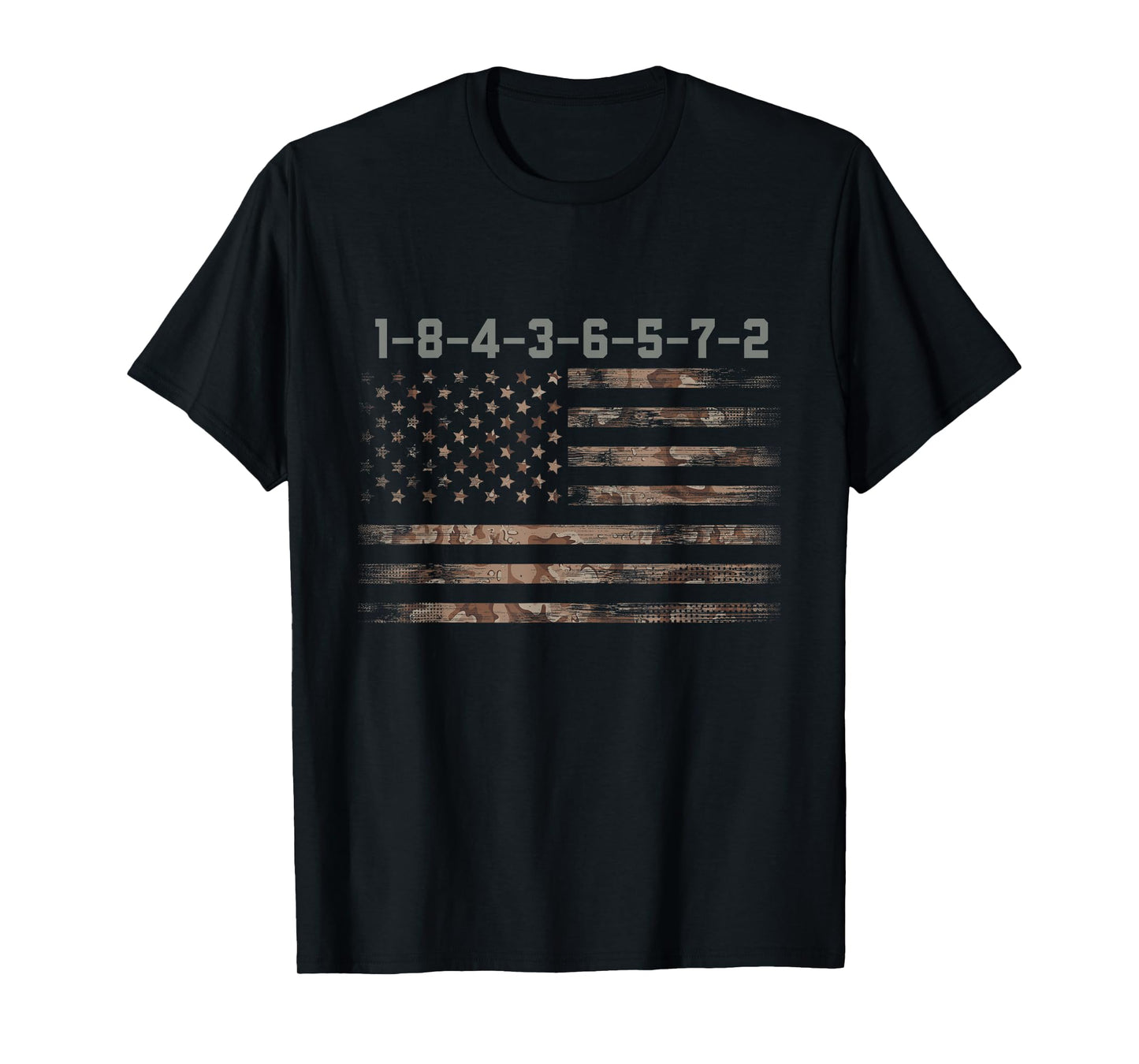 1-8-4-3-6-5-7-2 Firing Order Small Block Engine V8 T-Shirt