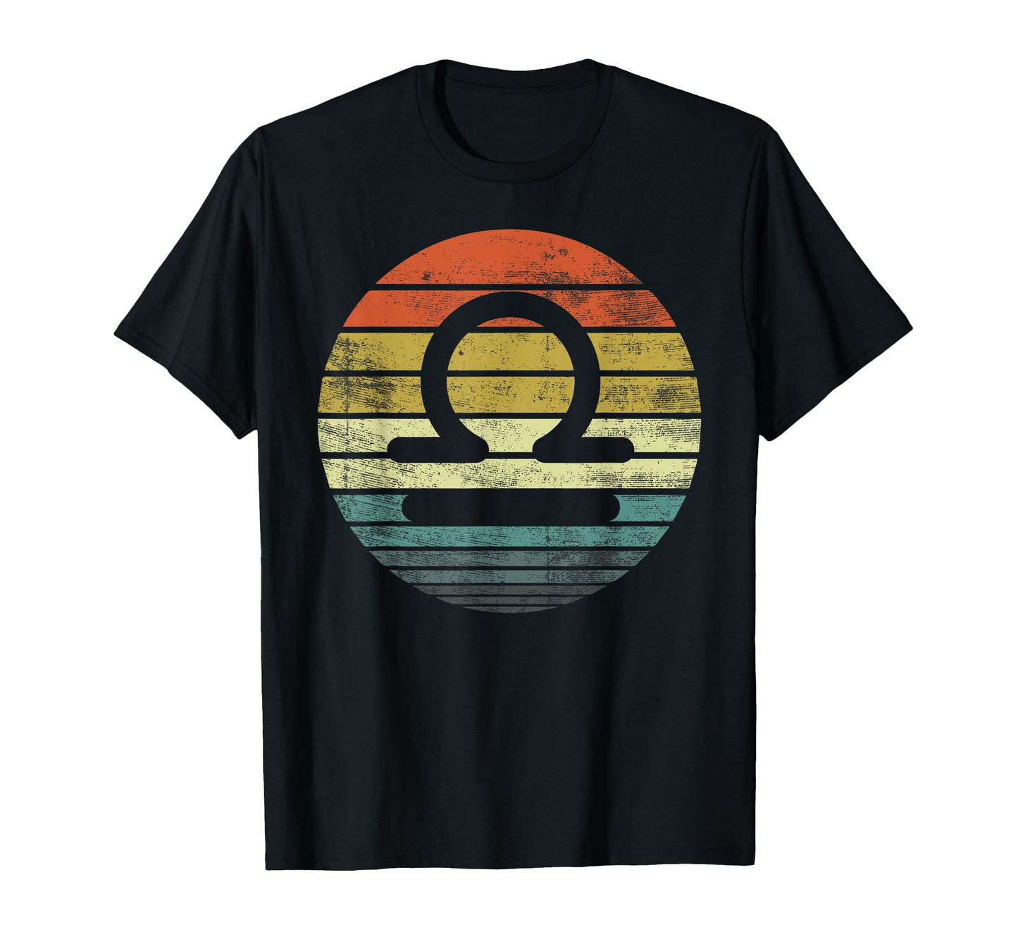 Libra Gifts Funny Retro Sunset Zodiac Sign Birthday T-Shirt