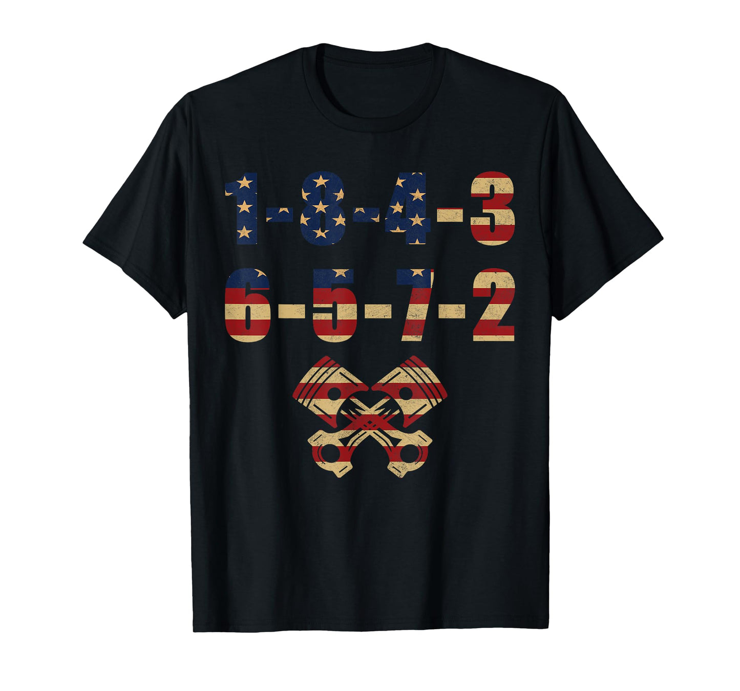 18436572 Firing Order Small Block Engine V8 Big Block T-Shirt