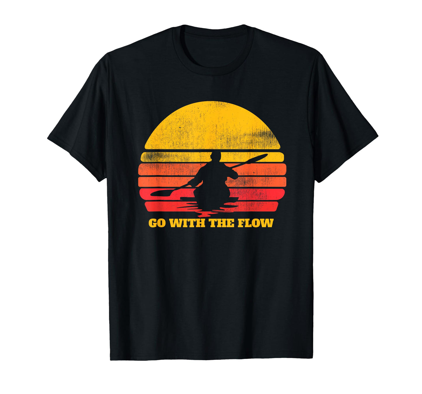Kayak T Shirt - Go with The Flow T-Shirt