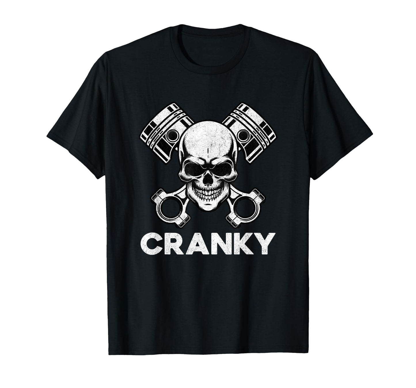 Cranky Car V8 Engine Crankshaft Cars Lover, Mechanic T-Shirt