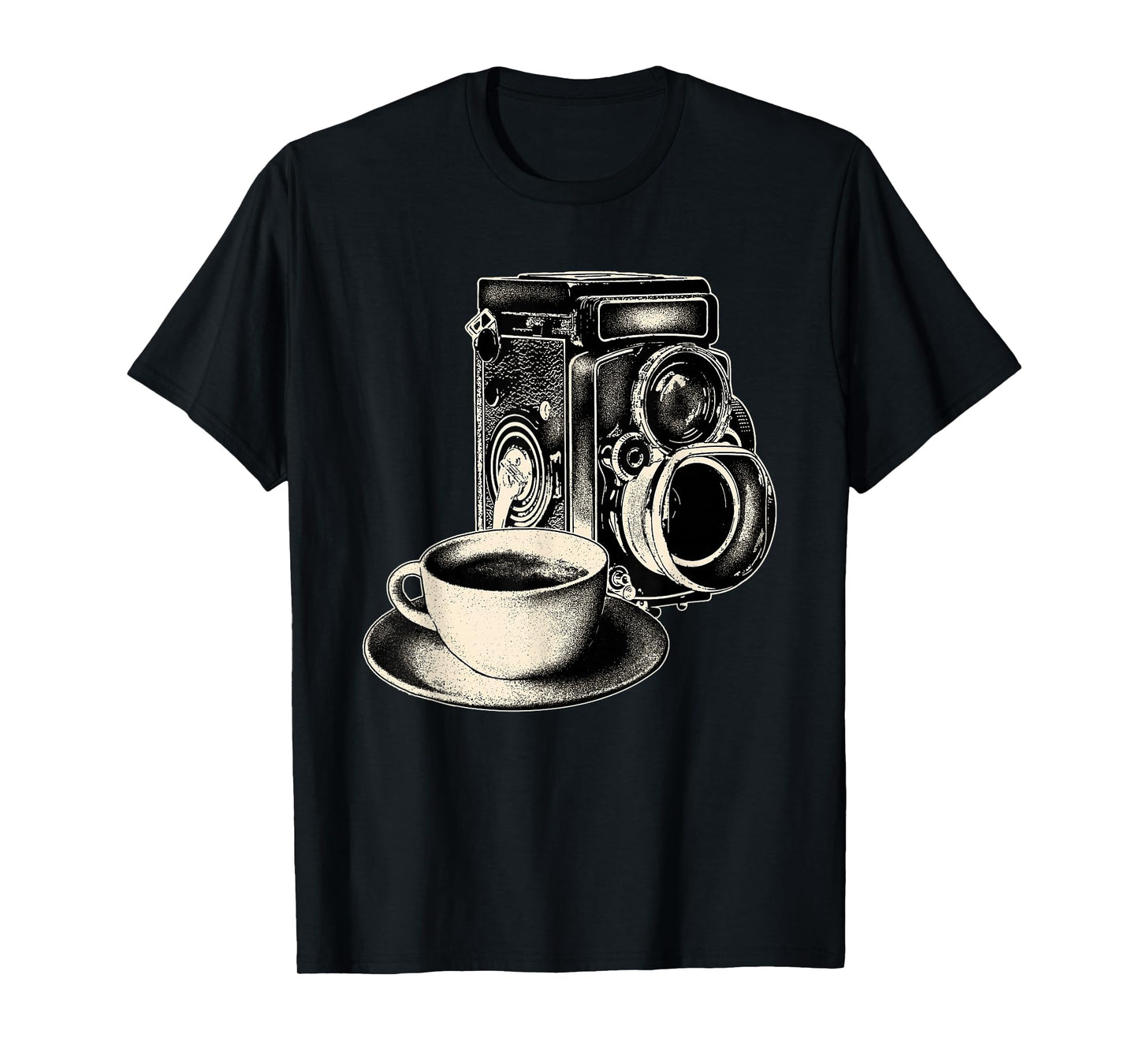 Camera Photography Coffee Lover Photographer Videographers T-Shirt