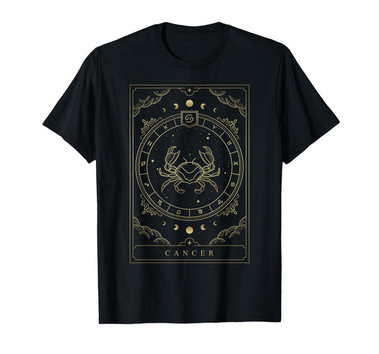 Cancer Horoscope And Zodiac Constellation Symbol T-Shirt