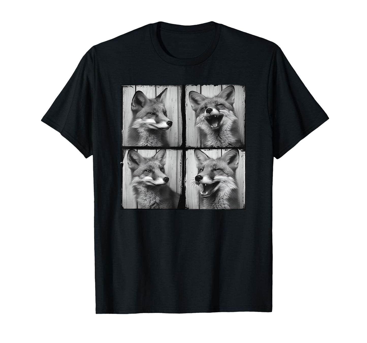 Funny Animal Fox Face Smiling Love True Foxes Pet Fox T-Shirt