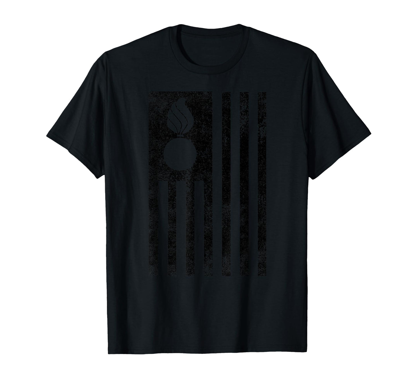 Air Force Ammo Pisspot American Flag Distressed T-Shirt