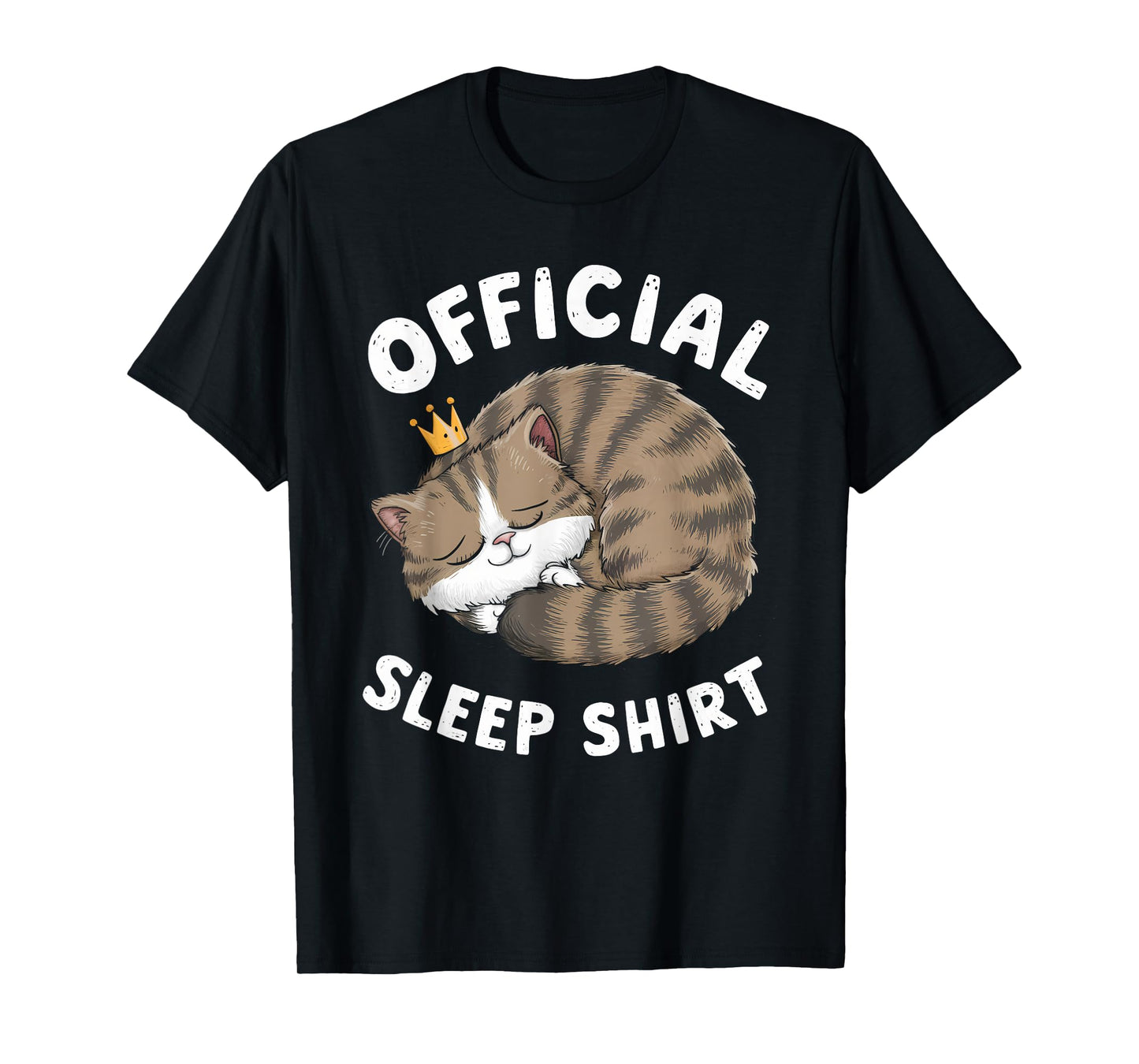 Official Sleep Shirt Cat Pajamas Nightgown T-Shirt for Men Women Kids