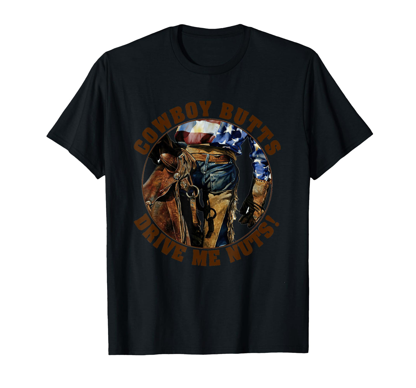 Cowboy Butts Drive Me Nuts Cute Country Cowgirl Western T-Shirt