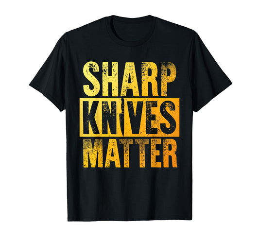 Chef Art For Men Women Knive Lover Hotel Cook Pastry Chef T-Shirt