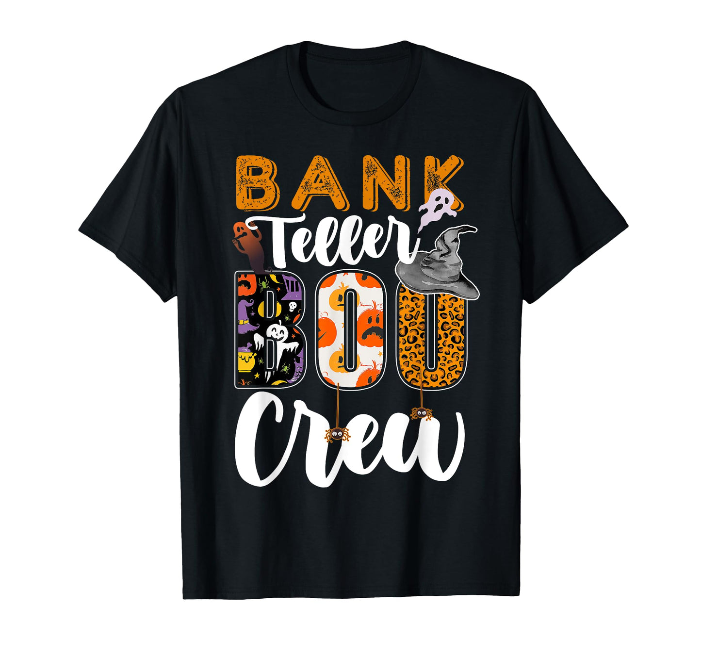Bank Teller Boo Crew Halloween Matching Banker T-Shirt