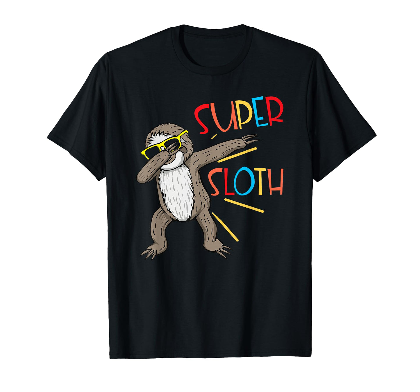 Funny Super Sloth Superhero Dabbing Dance Move Dab for Kids T-Shirt