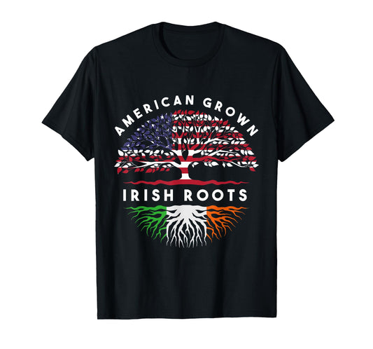 USA Pride Irish Roots Ireland T-Shirt