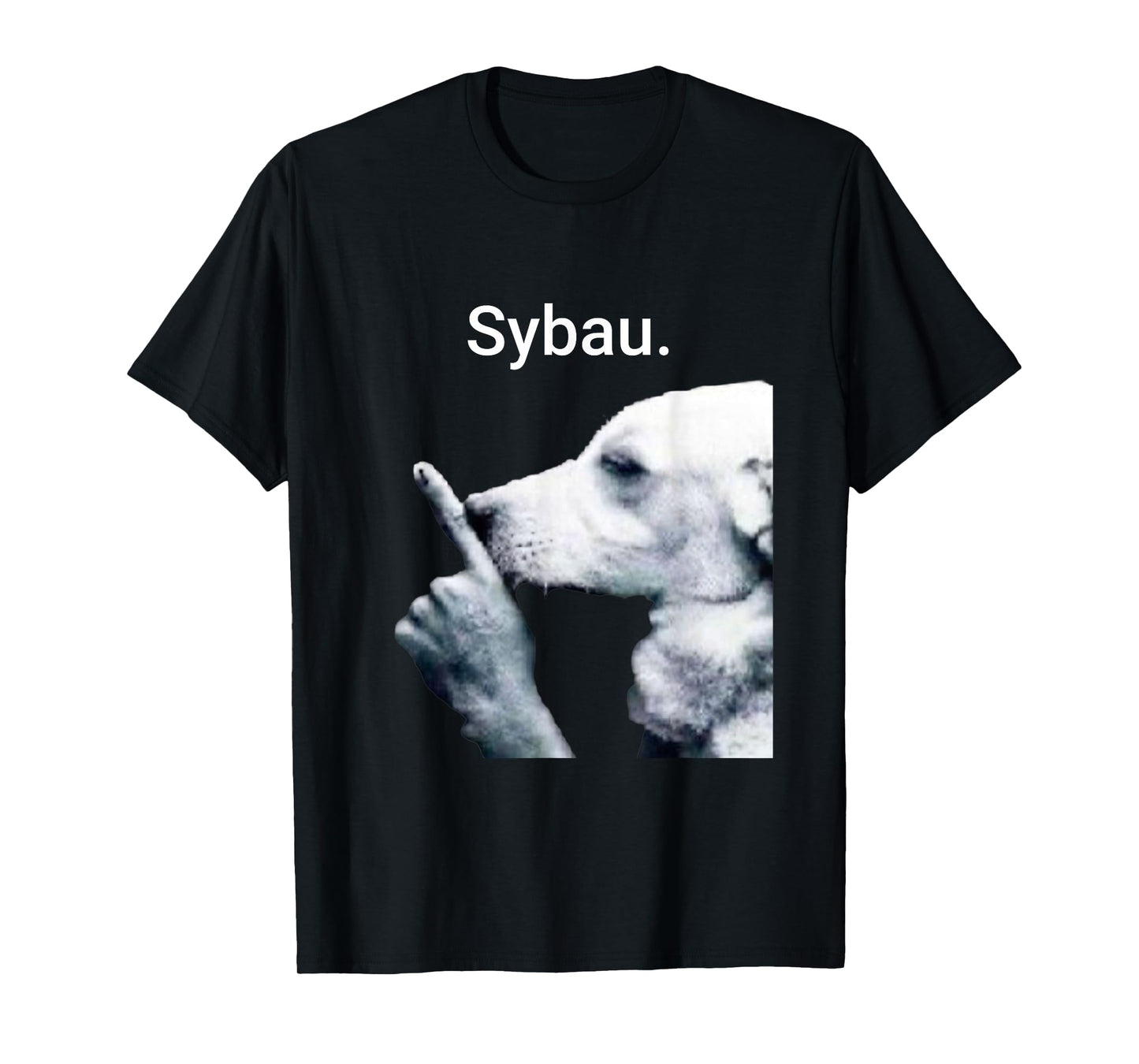 Funny sybau Dog Meme Shush unhinged Meme gen z brainrot T-Shirt
