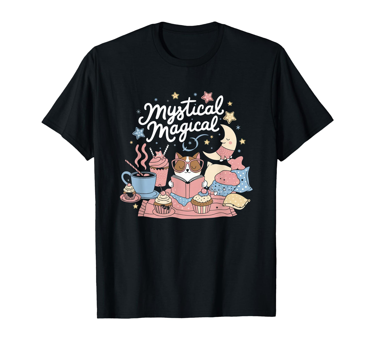 Mystical Magical Tshirt Retro Aesthetic Space Gift Men Women T-Shirt