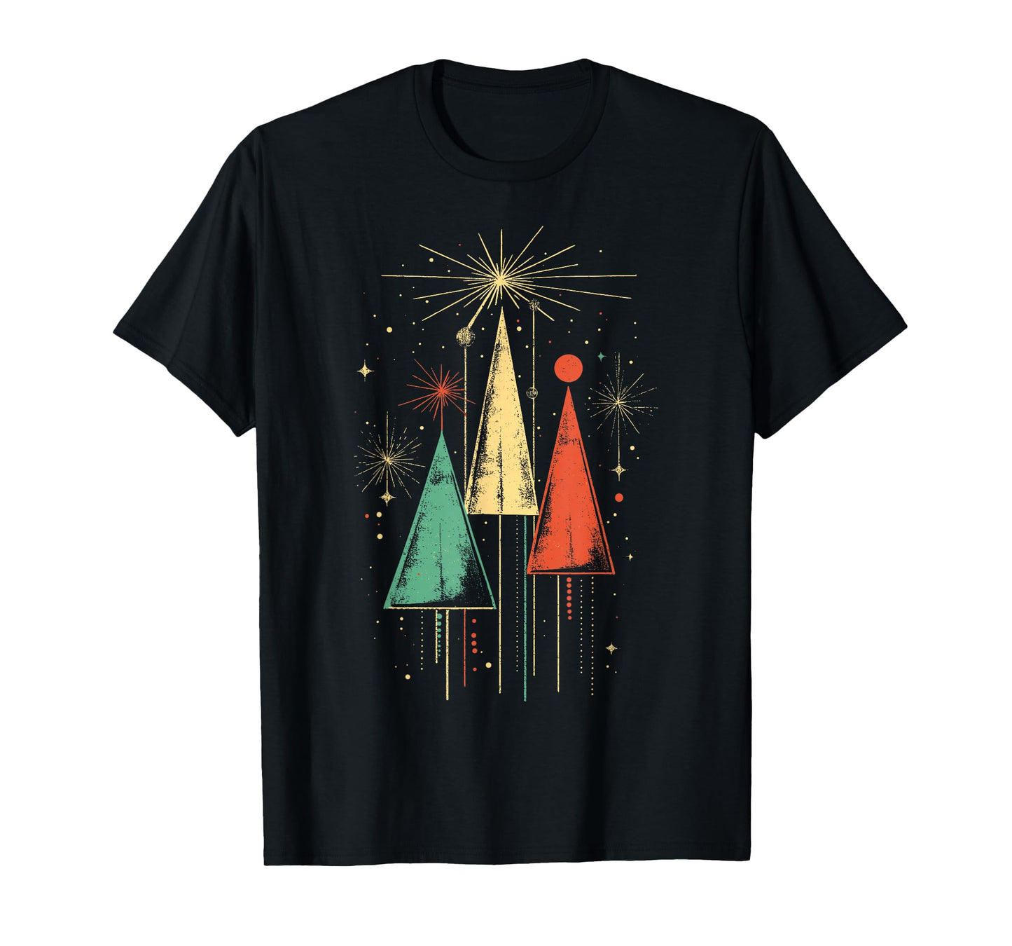 Mid-Century Modern Christmas T-Shirt