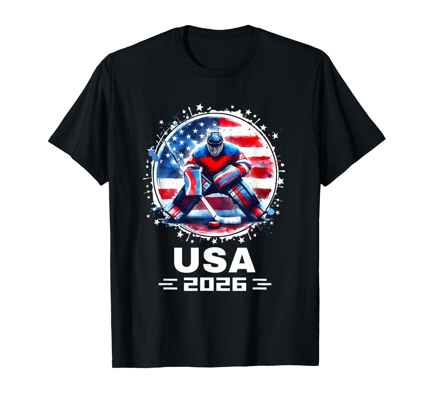 USA Team 2026 Hockey Shirt for Men Women Kids Hockey 2026 T-Shirt