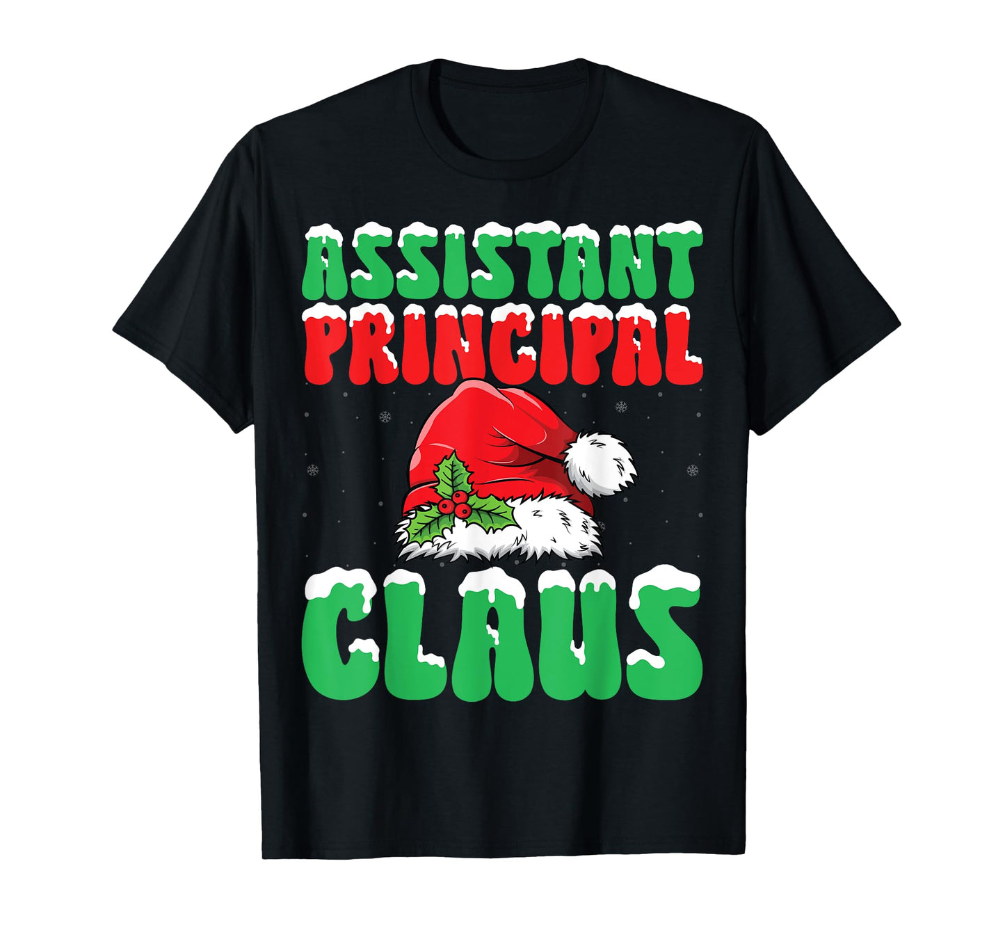 Assistant Principal Santa Claus Xmas School Worker Christmas T-Shirt