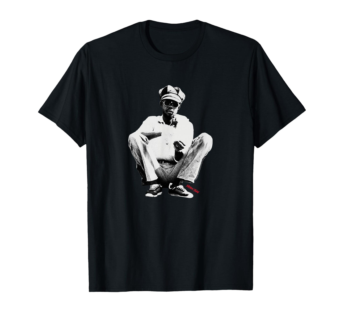Peter Tosh Sitting Photo by Lee Jaffee T-Shirt