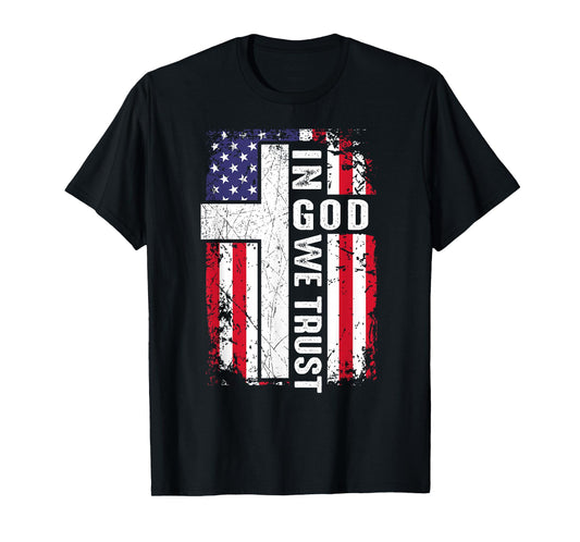 in God We Trust Jesus Lord Patriotic Christian Faith Keep T-Shirt