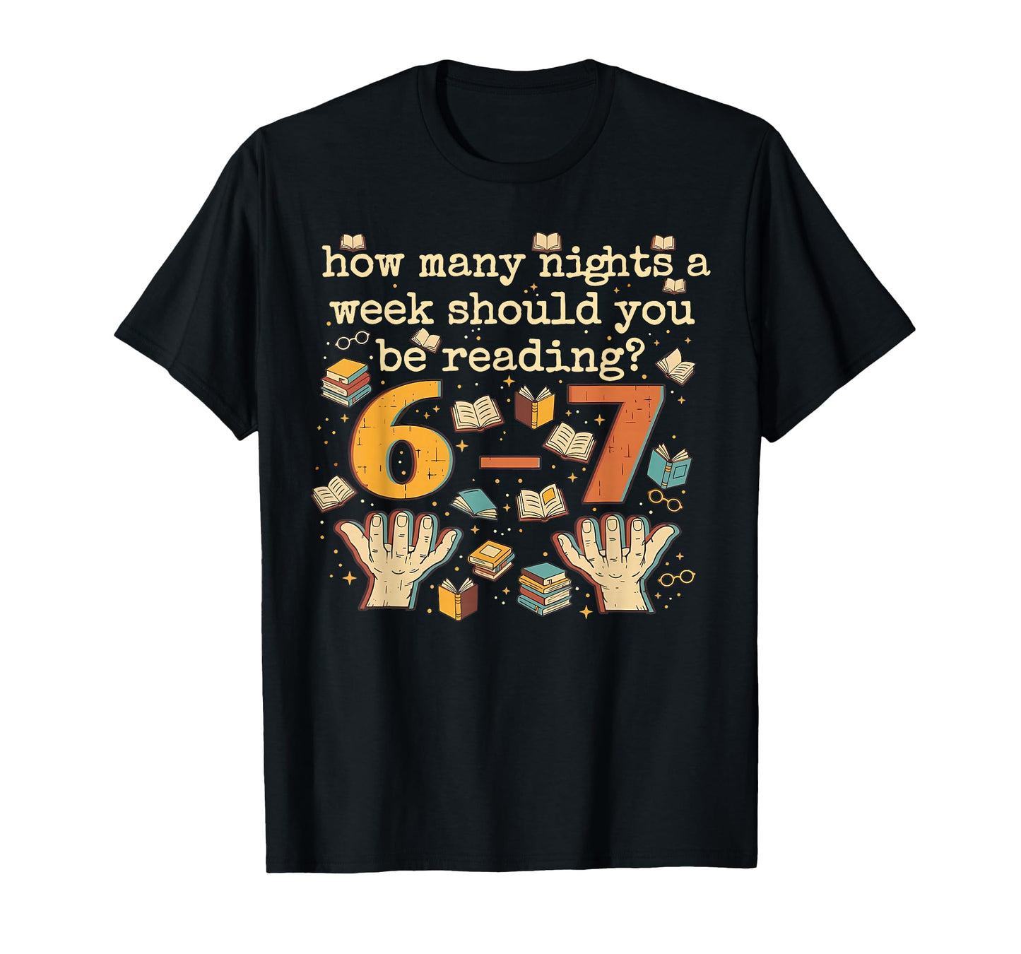 Funny Reading 67 Six Seven Meme Teacher Book Lover Retro T-Shirt