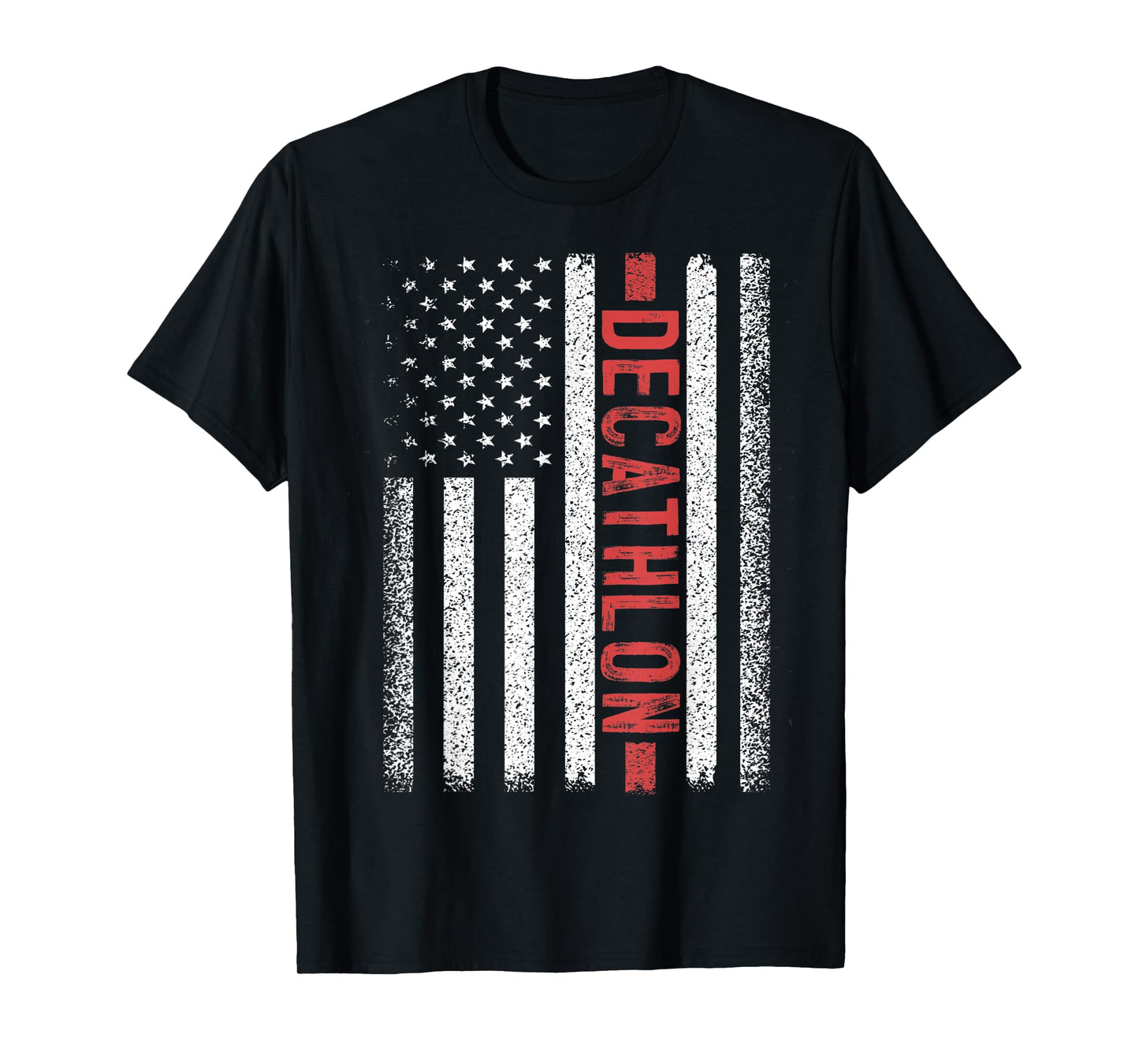 Decathlon American Flag 4th of July Cool Player Novelty T-Shirt for Women Men