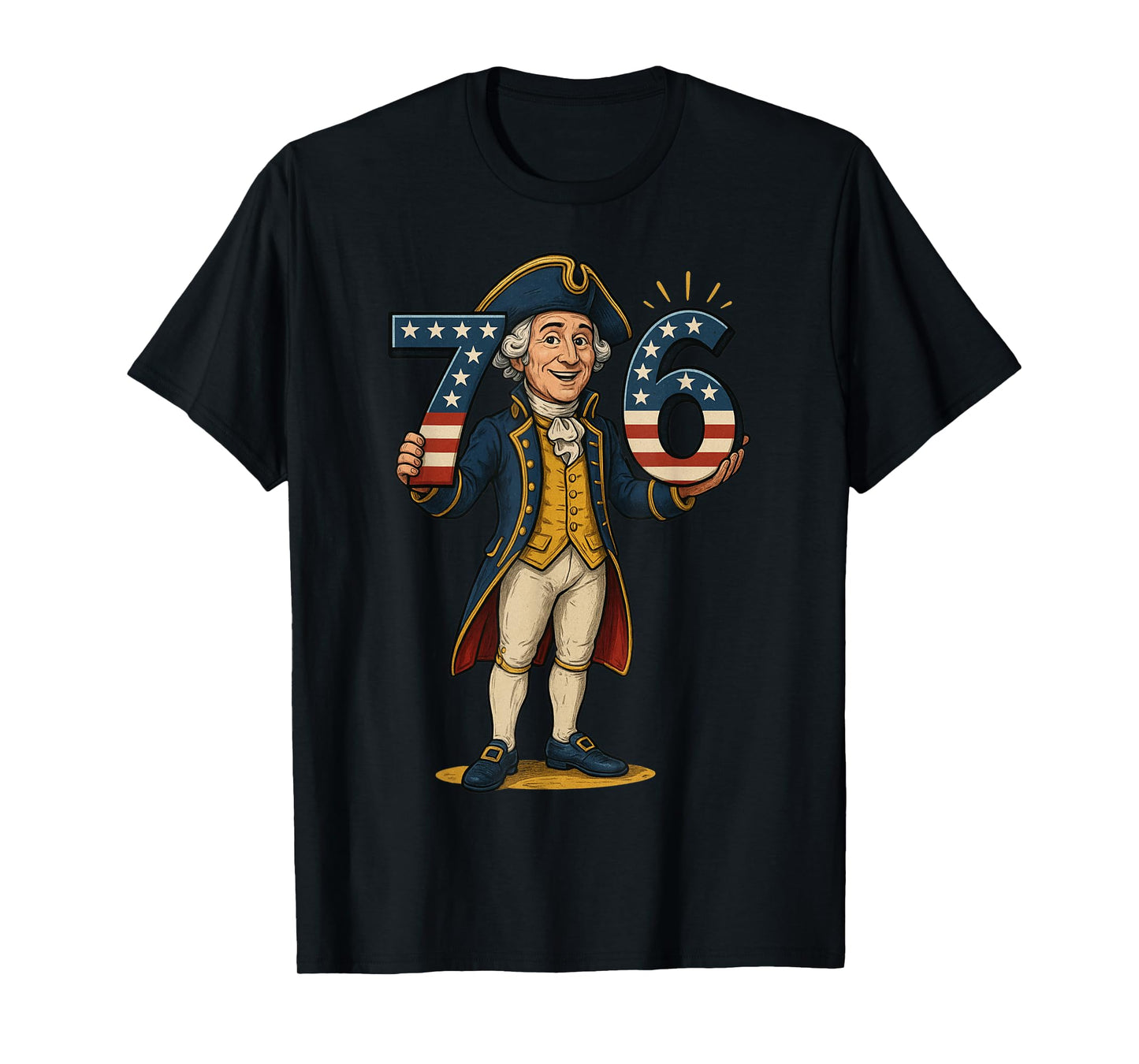 HUGvyn Six Seven 6 7 7 6 George Washington Teacher American T-Shirt