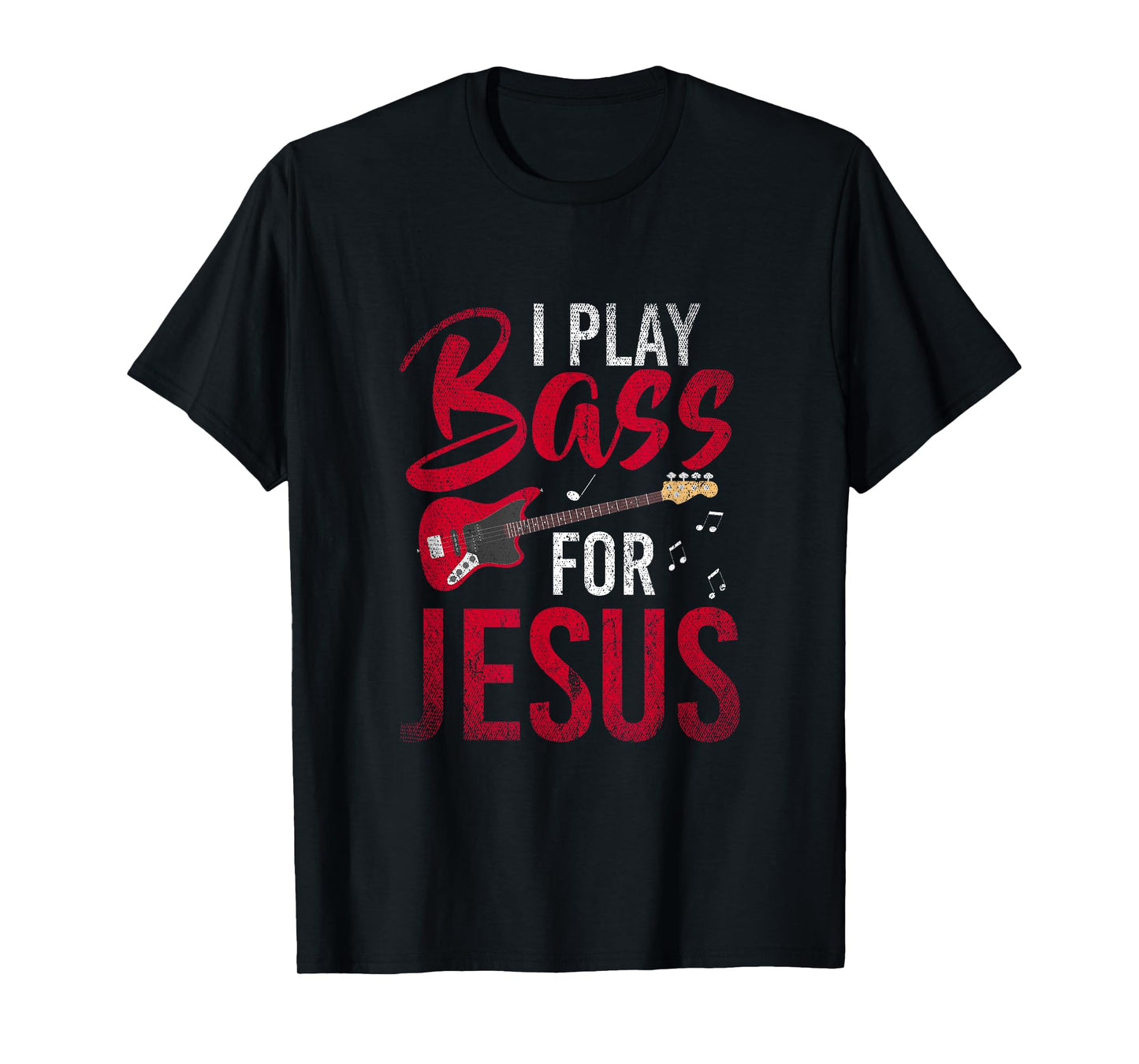 Christian Bassist Bass Player Jesus Bass Guitar T-Shirt