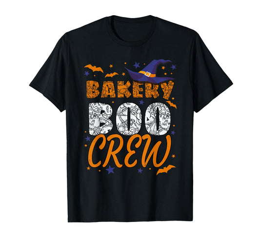Bakery Boo Crew Halloween Baker Matching T-Shirt