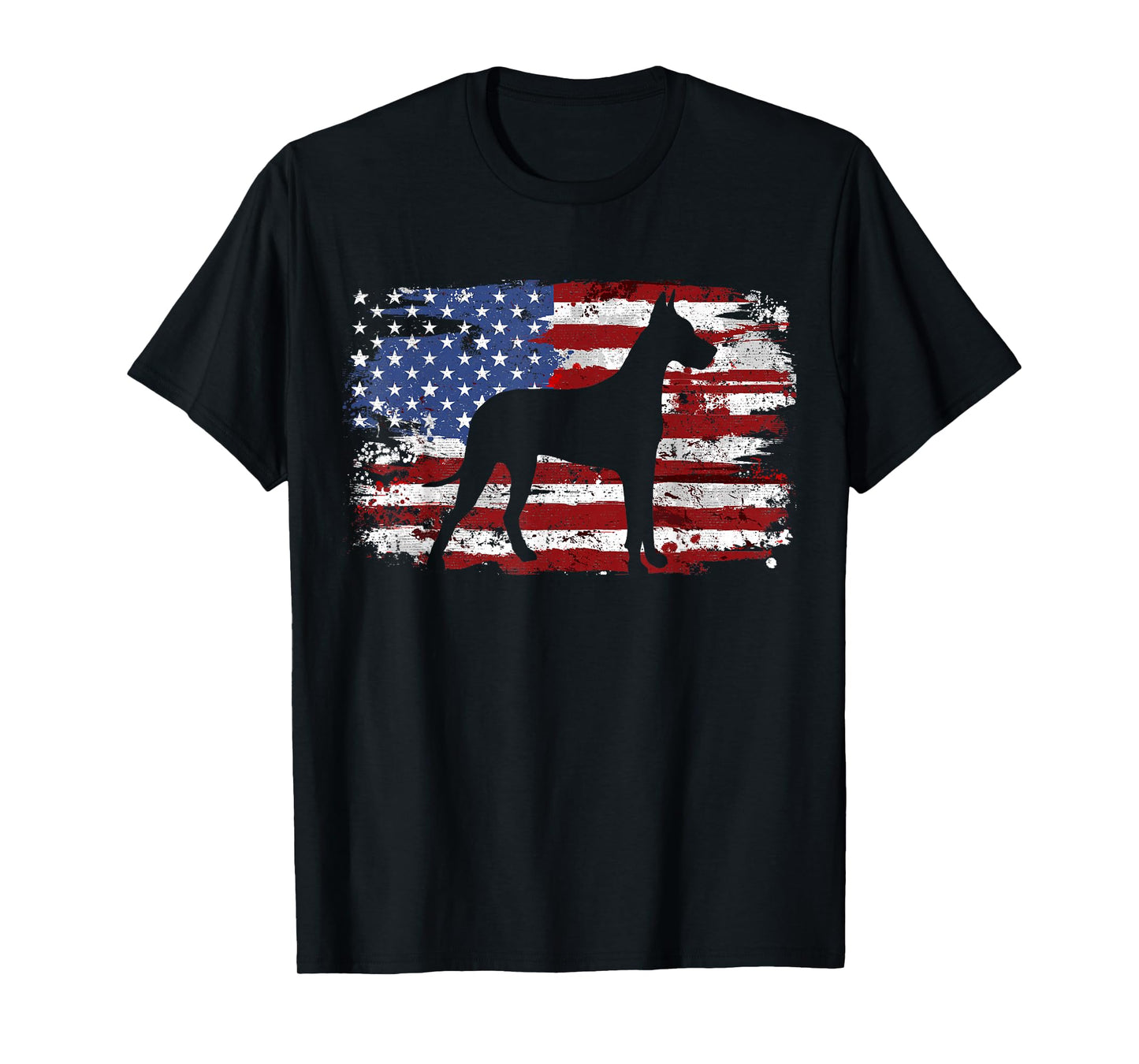 Great Dane Vintage American Flag T-Shirt