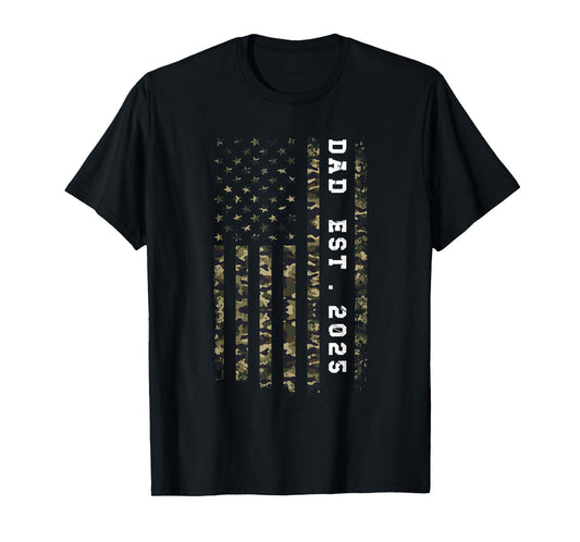 Dad Est. 2025 Promoted to Dad Est 2025 Father 2025 Loading T-Shirt