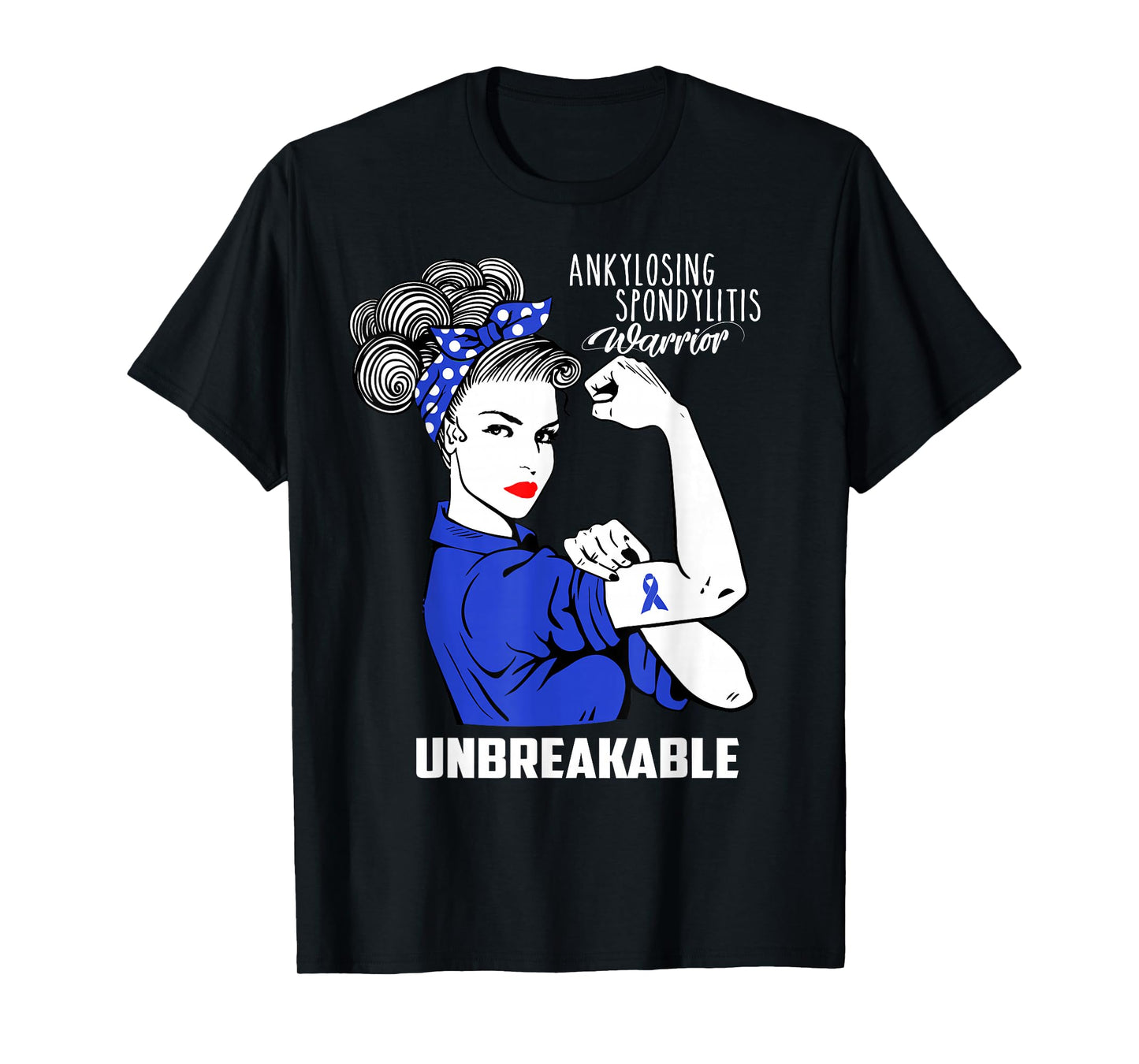 Ankylosing Spondylitis Warrior Unbreakable Shirt Awareness T-Shirt
