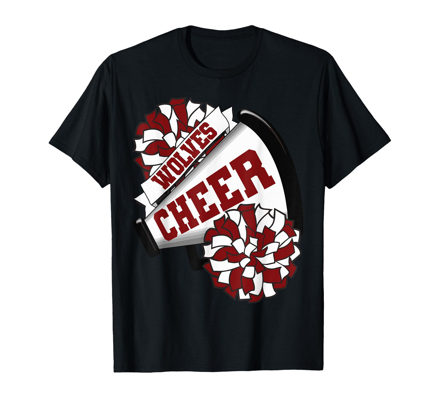 Wolves Cheer Back To School Cheerleading Spirit M T-Shirt