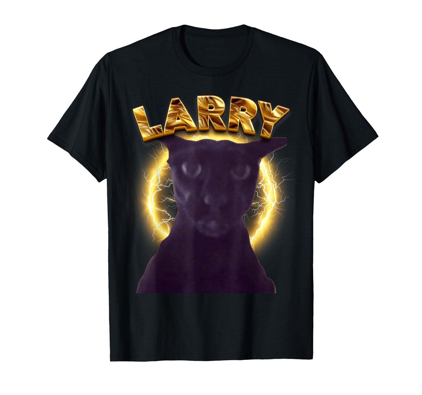Evil Larry Meme Larry Cat Meme Cursed Memes Brainrot Memes T-Shirt