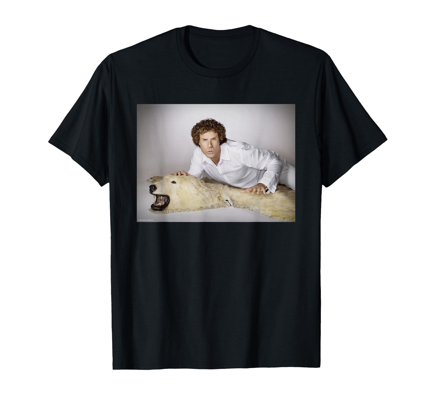 Will Ferrell Anchorman Actor Comedian By Michael Grecco T-Shirt