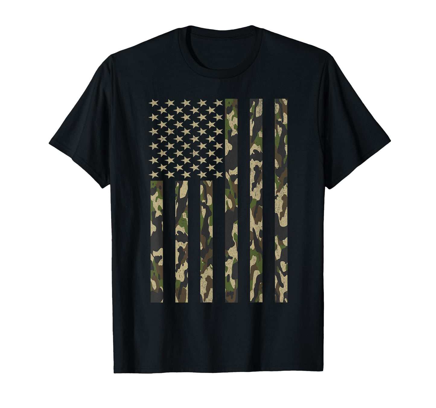 Camo American Flag USA Camouflage Men Boys Women Youth Kids T-Shirt