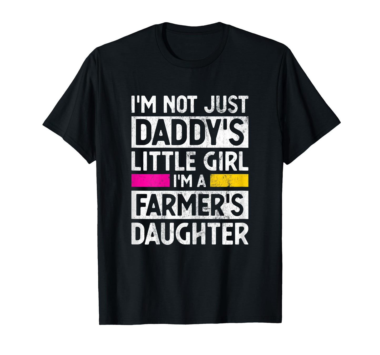 Daddy's Little Girl Farmer Daughter Farming Gag Gift Girls T-Shirt