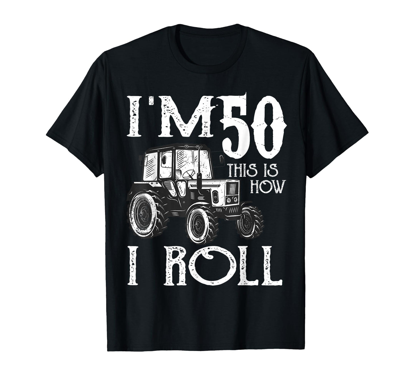 50th Birthday Tractor Farmer Rancher Funny 50 years old gift T-Shirt