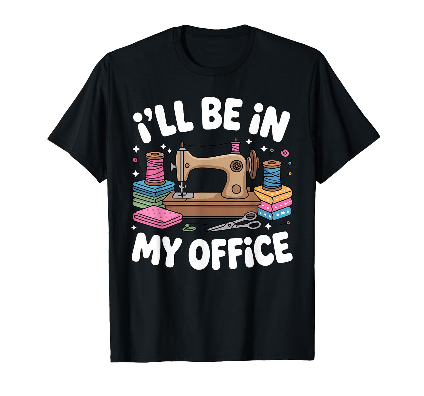 Funny Quilting Art for Men Women Cat Quilt Sewing Quilter T-Shirt