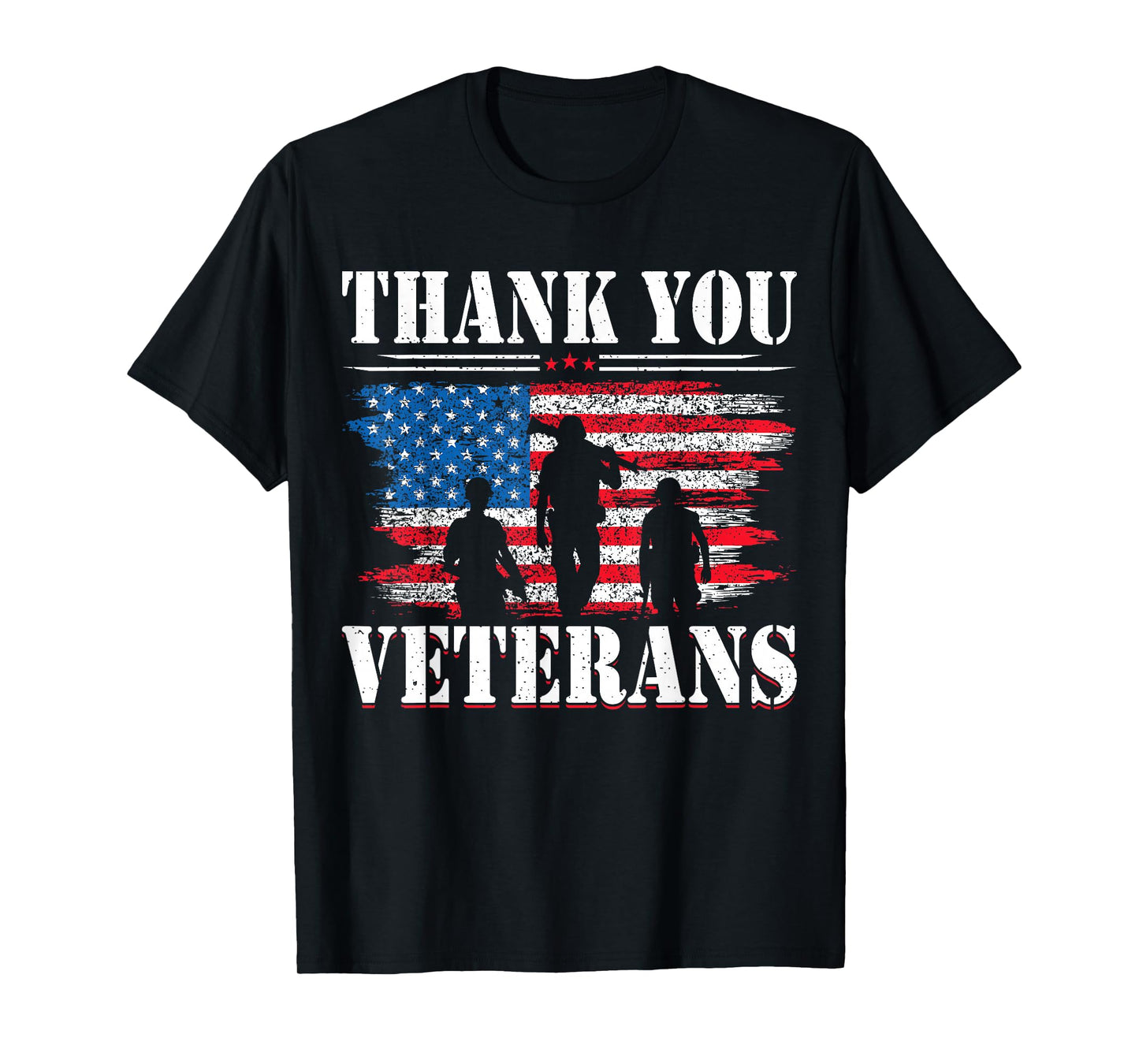 Thank You Veterans Military Veterans Day Men Women T-Shirt
