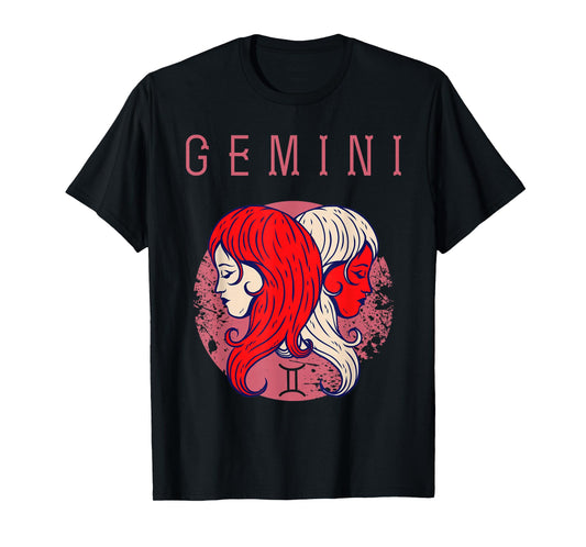 May June Birthday Gemini Astrological Sign Twin Zodiac T-Shirt