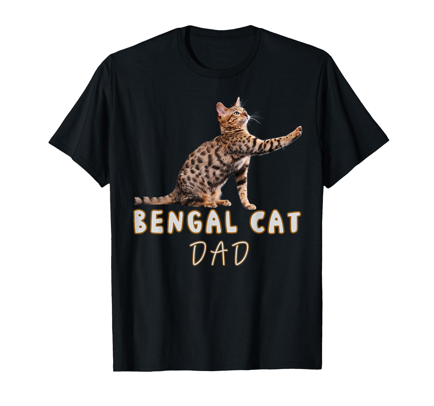 Bengal Cat Dad Funny Cute Bengal Lover T-Shirt