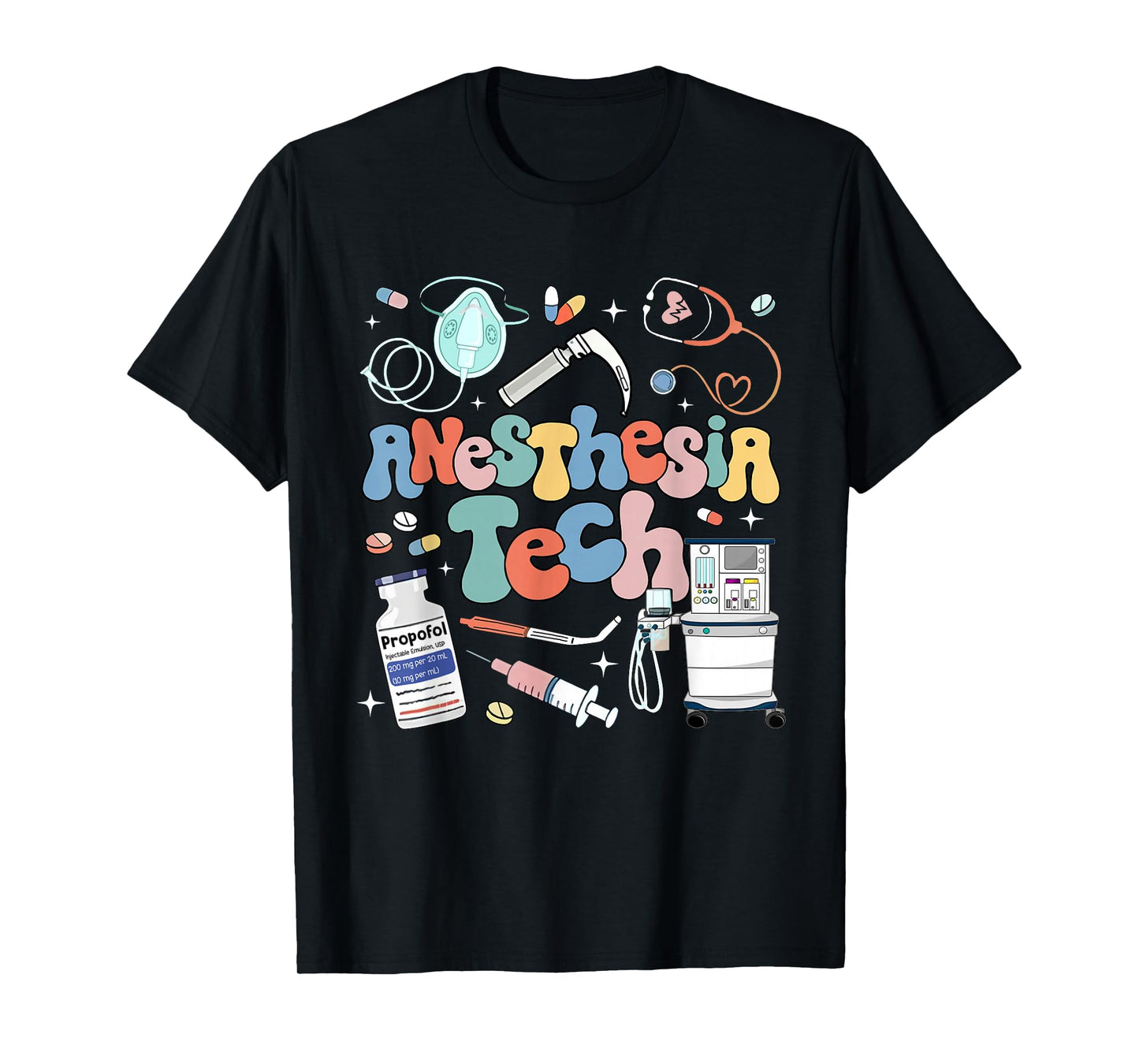 Anesthesiology Anesthesia Tech CRNA Operating Room Nurse T-Shirt