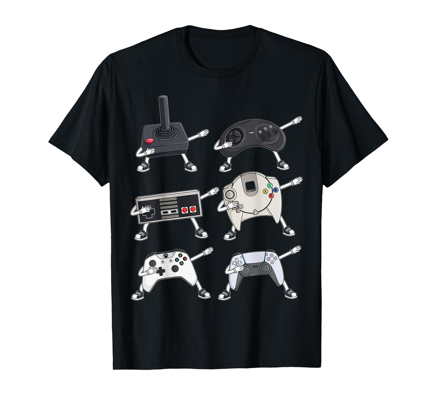 Dabbing Video Gamer Controllers Funny Boys Kids Gamer Dab T-Shirt