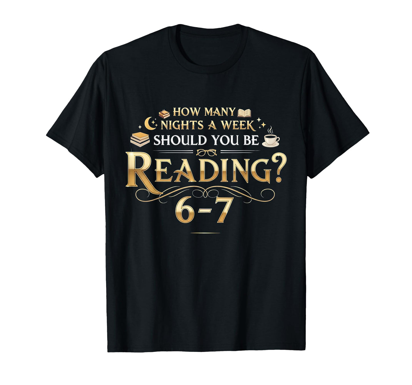 Funny Reading 6–7 Teacher Librarian English Book Lover Quote T-Shirt