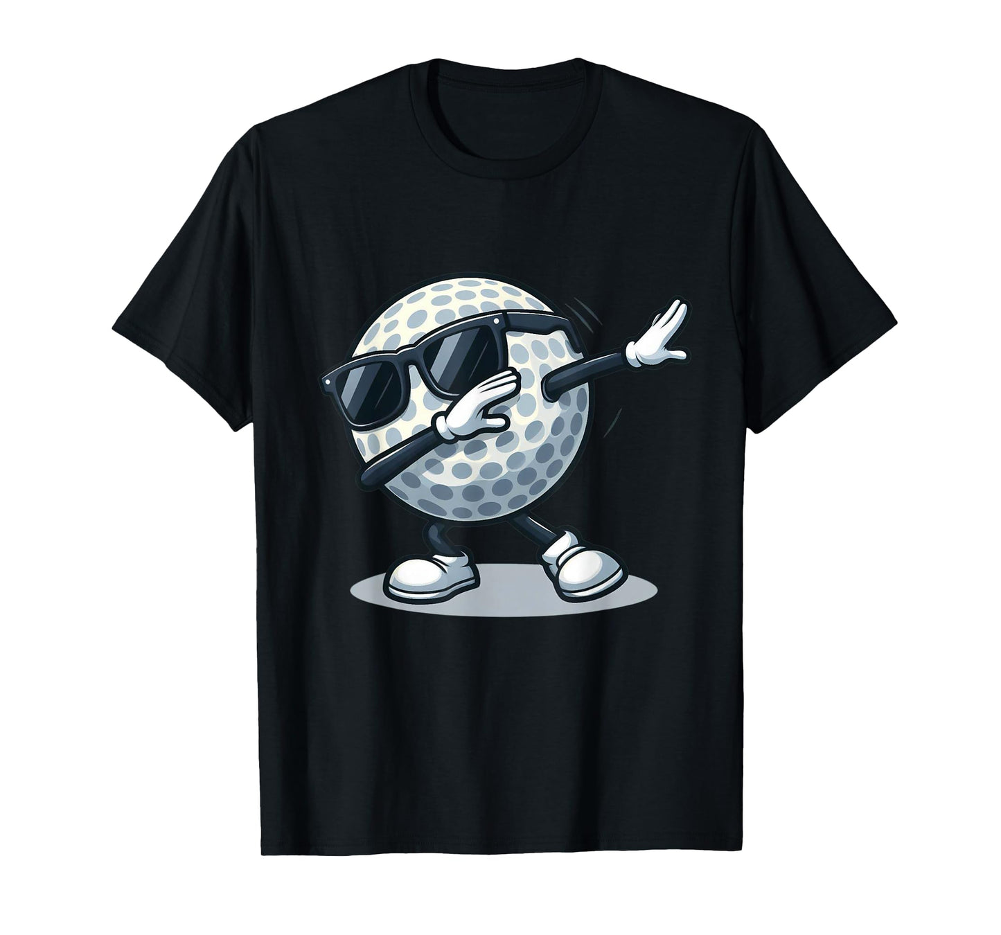 Dabbing Golf Ball Shirt Funny Boys Men Women Sports Player T-Shirt