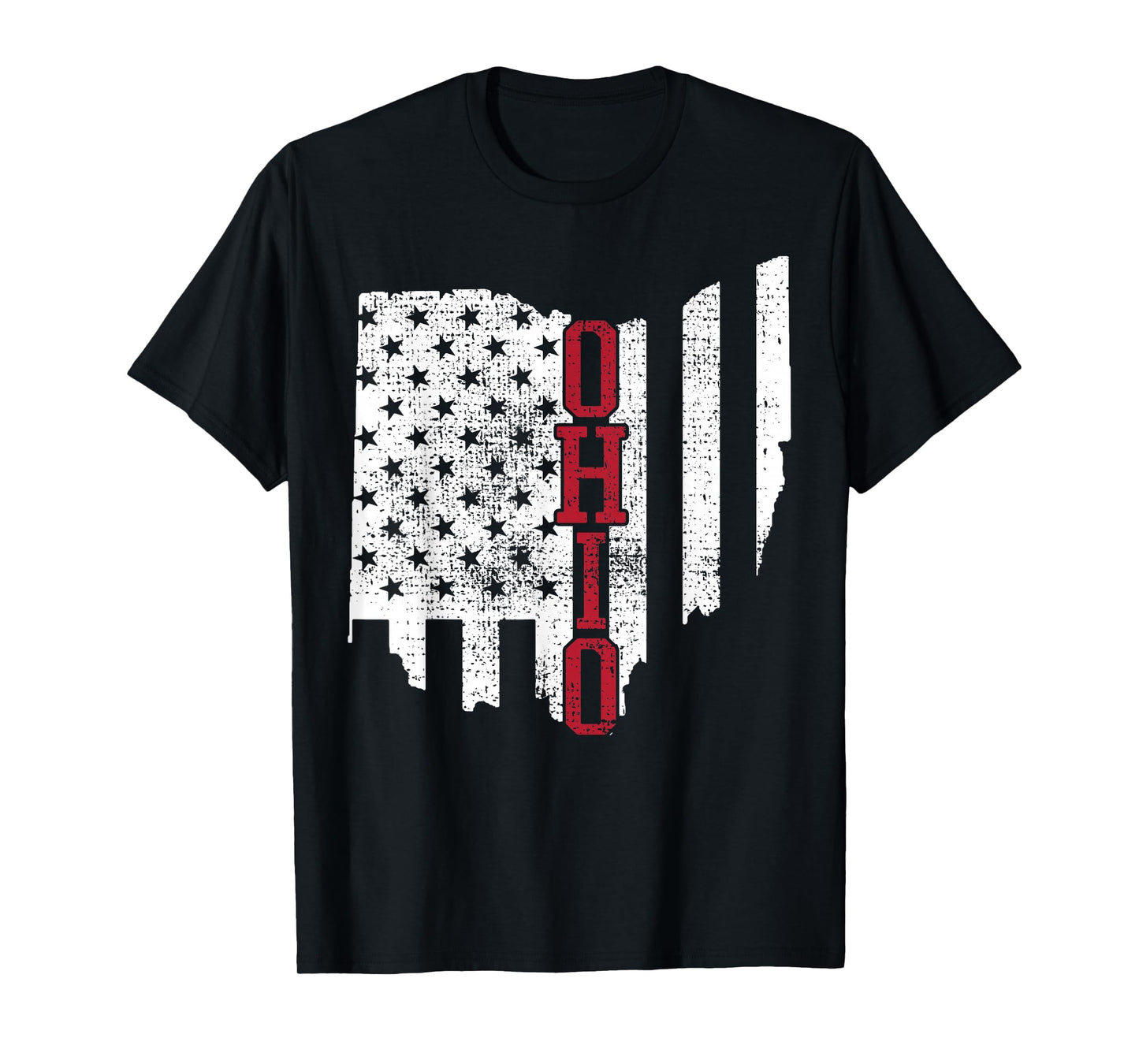 4th of July Ohio USA US Flag States Vintage T-Shirt