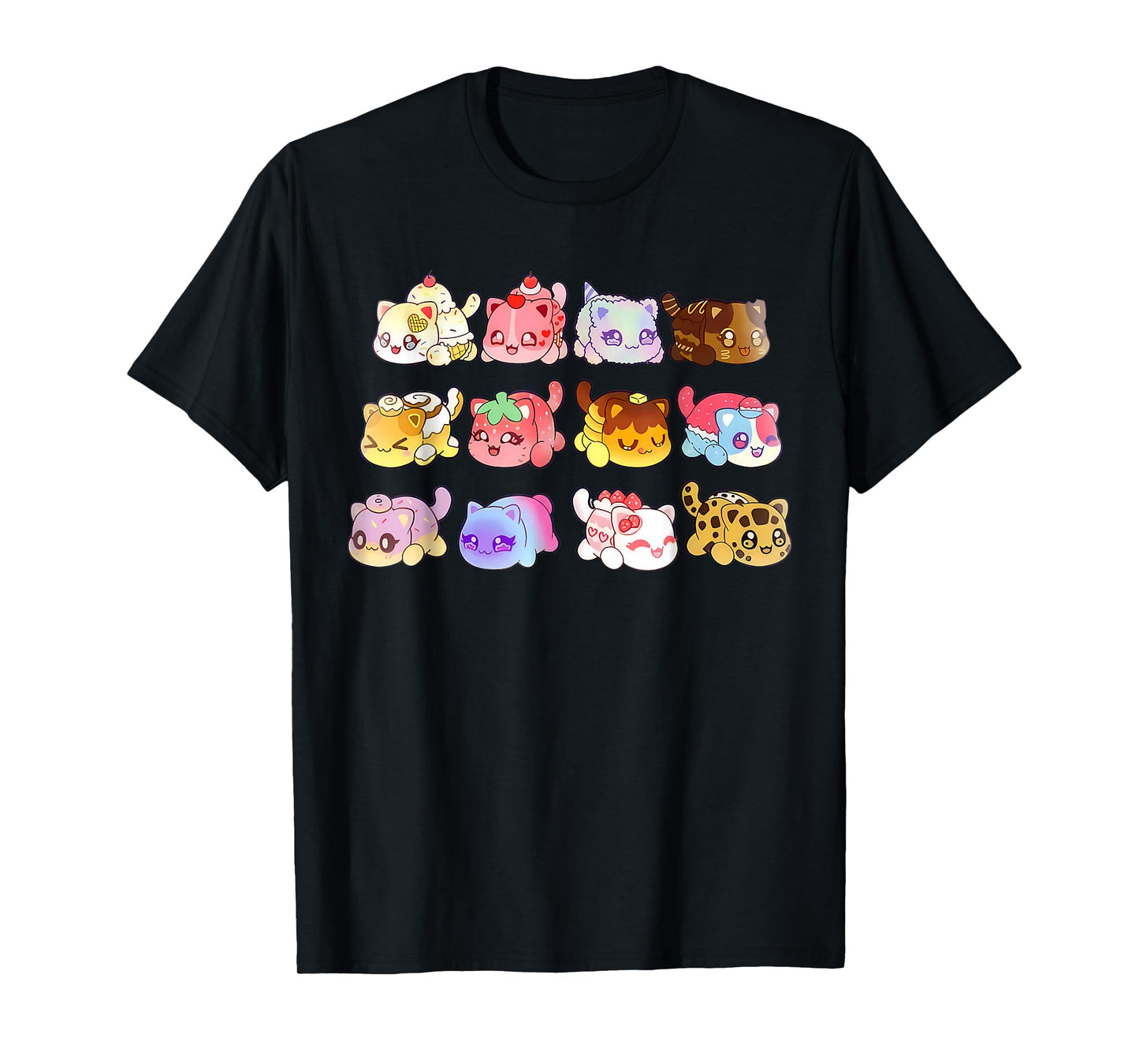 Meemeow Cats Plush Shirt Squishy Pink T-Shirt