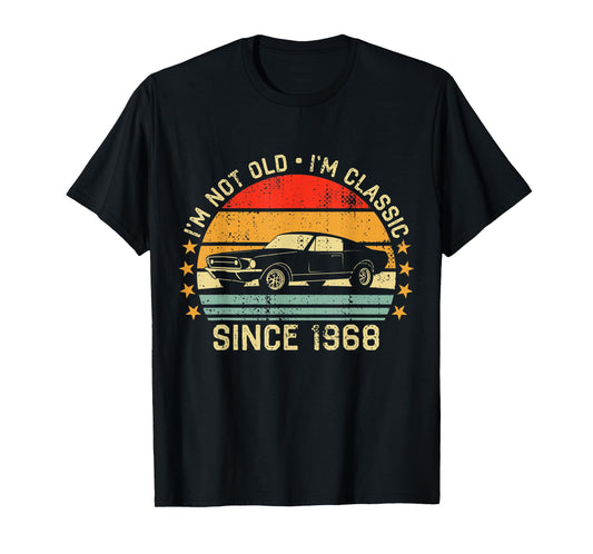 Cool Car Mens 53rd Birthday Gift For 53 year old Men & Women T-Shirt