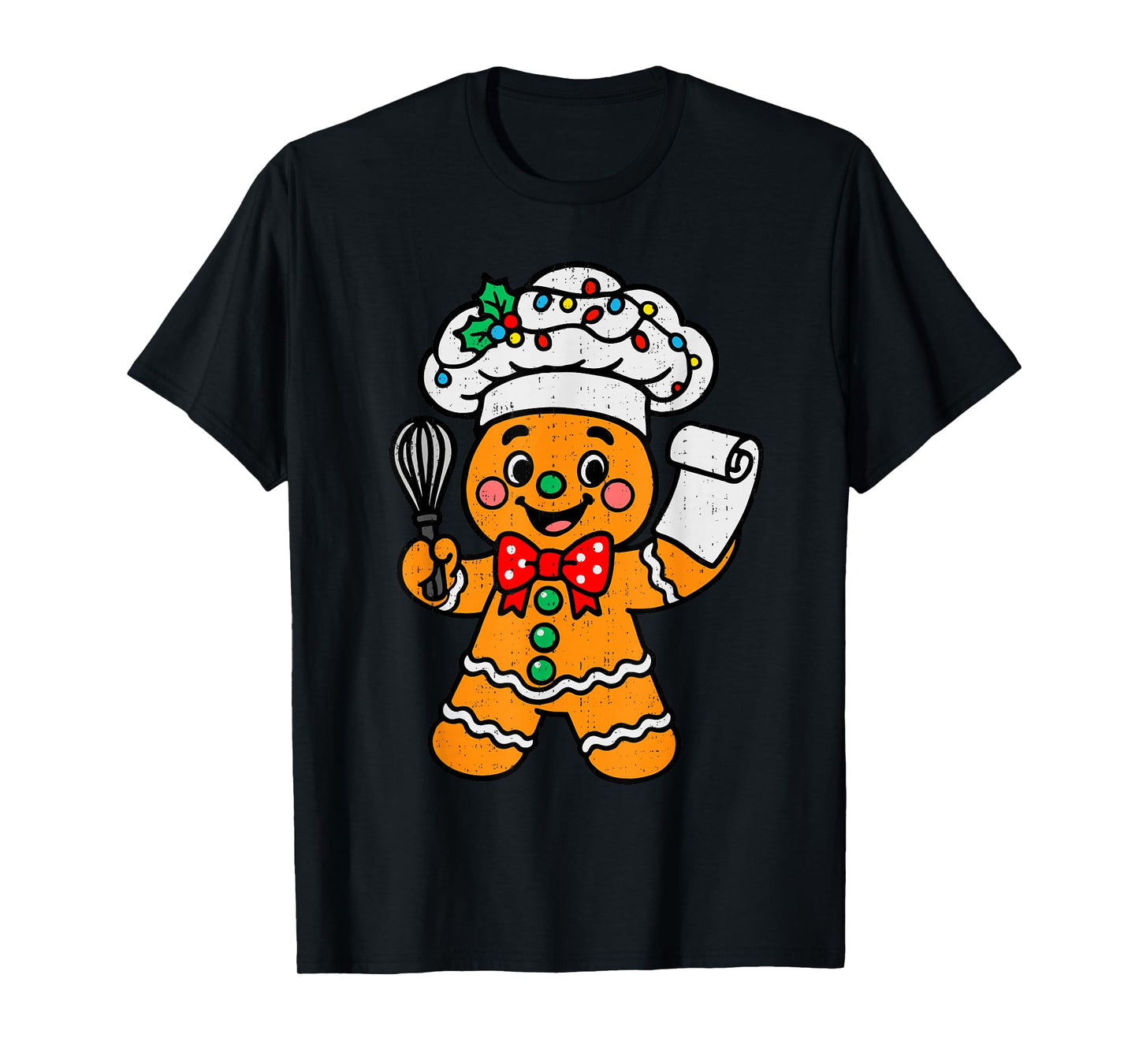 Cute Gingerbread Baker Christmas Chef Bake Cookies Xmas T-Shirt