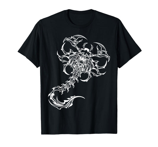 White Scorpion Graphics T-Shirt