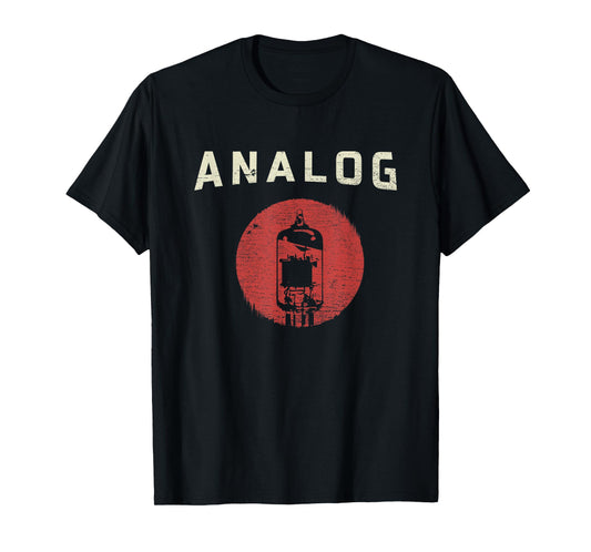 Vacuum Tube amp Analog Vintage Retro 80's 90's t Shirt T-Shirt